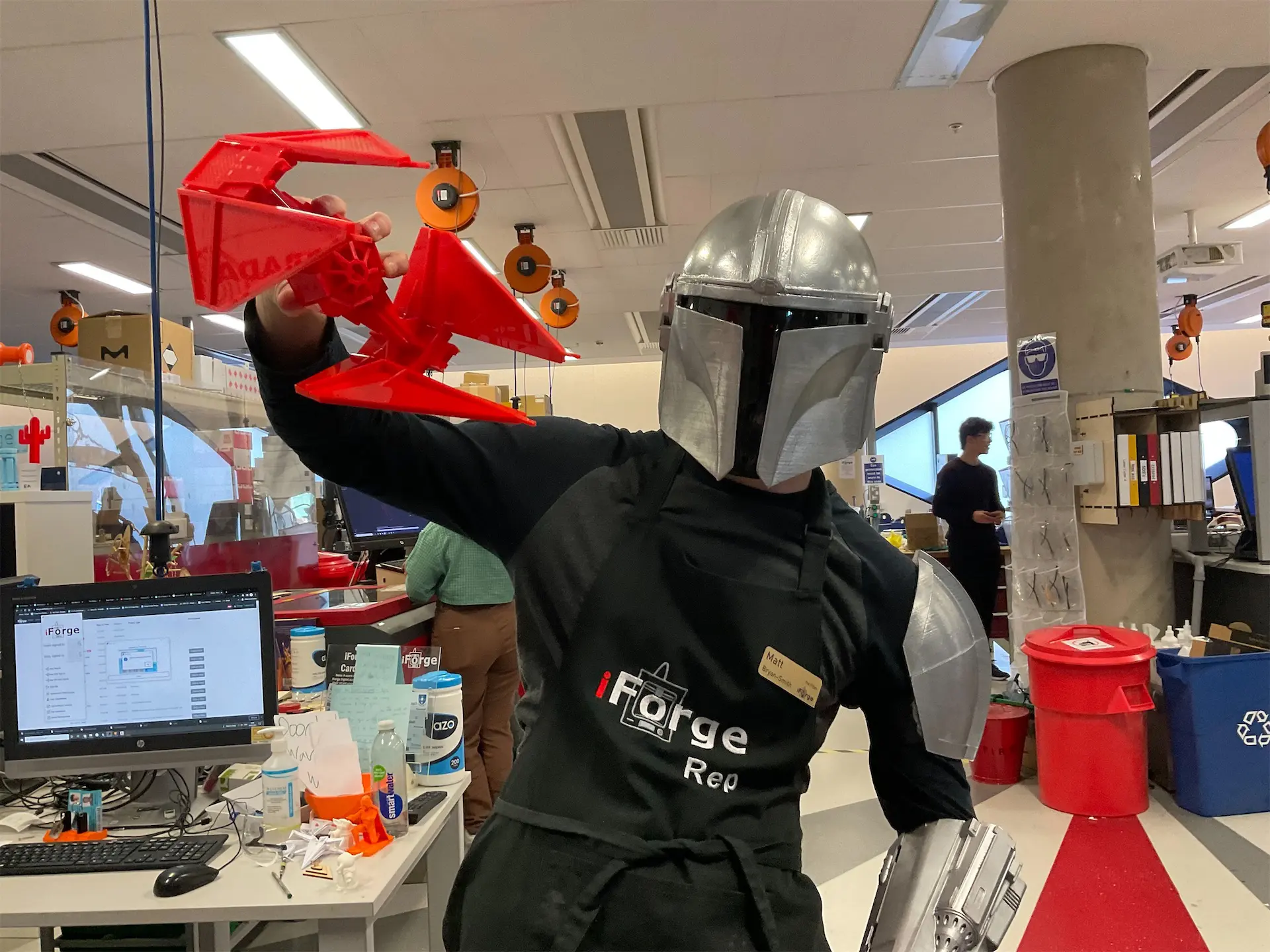 3D printed Boba Fett cosplay