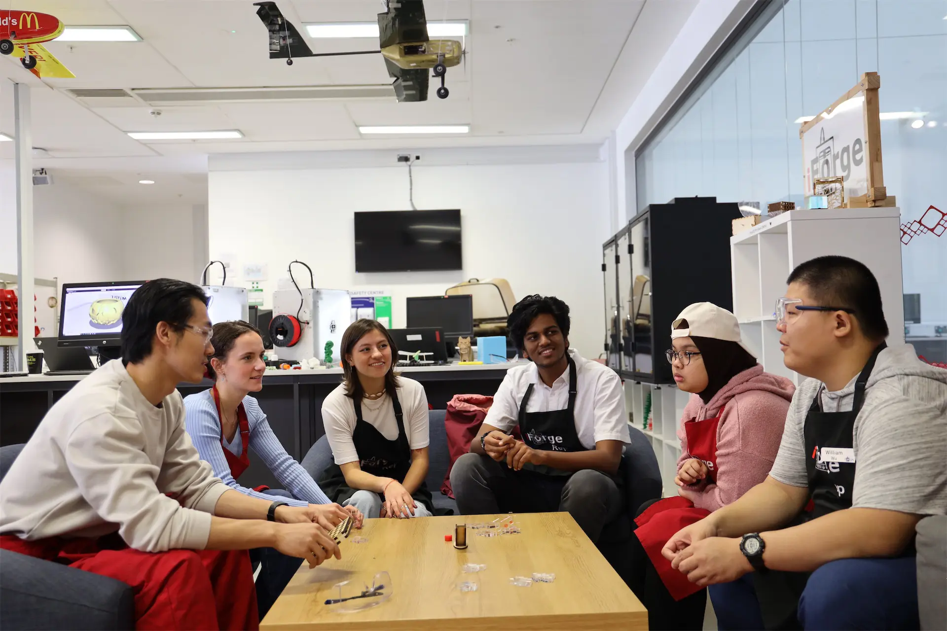 Reps and users at the social space